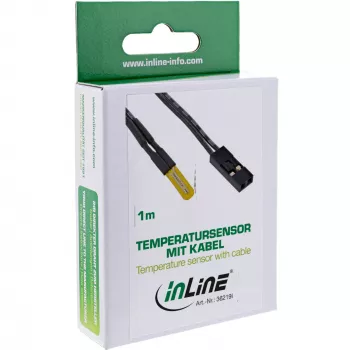 Sensore di temperatura / sonda InLine universale 2 poli con cavo 1 m