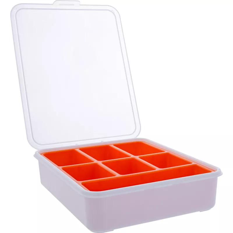 InLine scatola portaminuteria, 7 scomparti, 180 x 140 x 40 mm, arancione