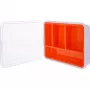 InLine scatola portaminuteria, 4 scomparti, 180x140x40mm, arancione