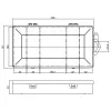 InLine scatola portaminuteria, 5 scomparti, 206x107x33mm, trasparente