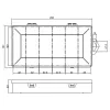 InLine scatola portaminuteria, 6 scomparti, 206x107x33mm, trasparente