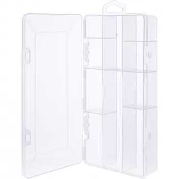 InLine scatola portaminuteria 10 scomparti 206x107x33mm, trasparente
