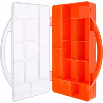 InLine scatola portaminuteria, 11 scomparti, 271x186x40mm, arancione