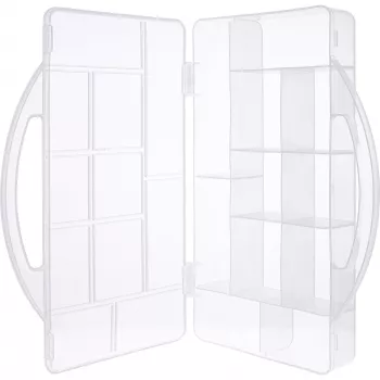 InLine scatola portaminuteria, 11 scomparti, 271x186x40mm, trasparente