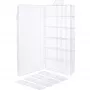 InLine scatola portaminuteria, 18 scomparti, 207x110x27mm, trasparente