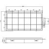 InLine scatola portaminuteria, 18 scomparti, 207x110x27mm, trasparente