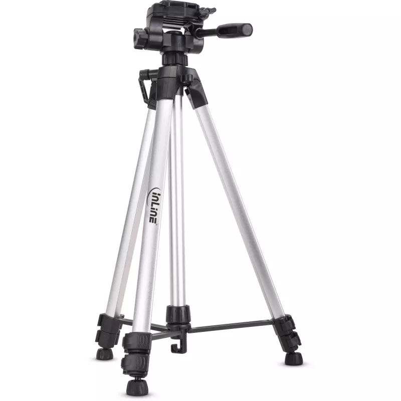 InLine treppiede professionale leggero argento portata 5 kg altezza 173 cm