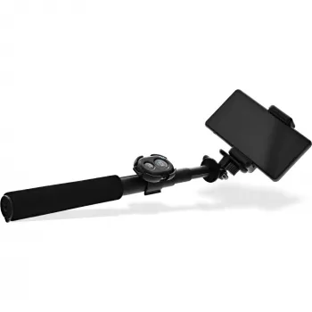 InLine selfie stick 4 gambe con mini treppiede alluminio nero max. 0,75 m