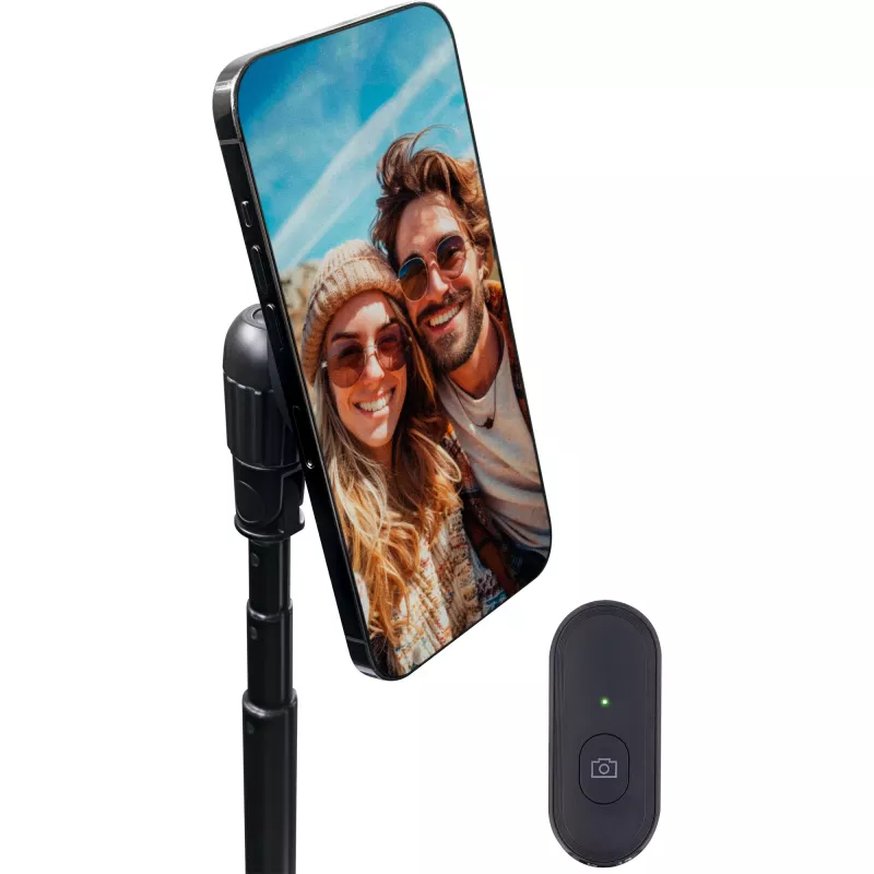 Treppiede selfie stick InLine 48091 con telecomando Bluetooth – supporto smartphone estensibile