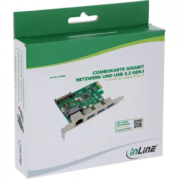 Scheda di rete InLine 51125R Ethernet 1000 Mbit/s PCI Express