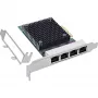 InLine scheda di rete Quad Gigabit, 4x RJ45 2,5 Gbit/s, PCIe x4, incl. staffa LP
