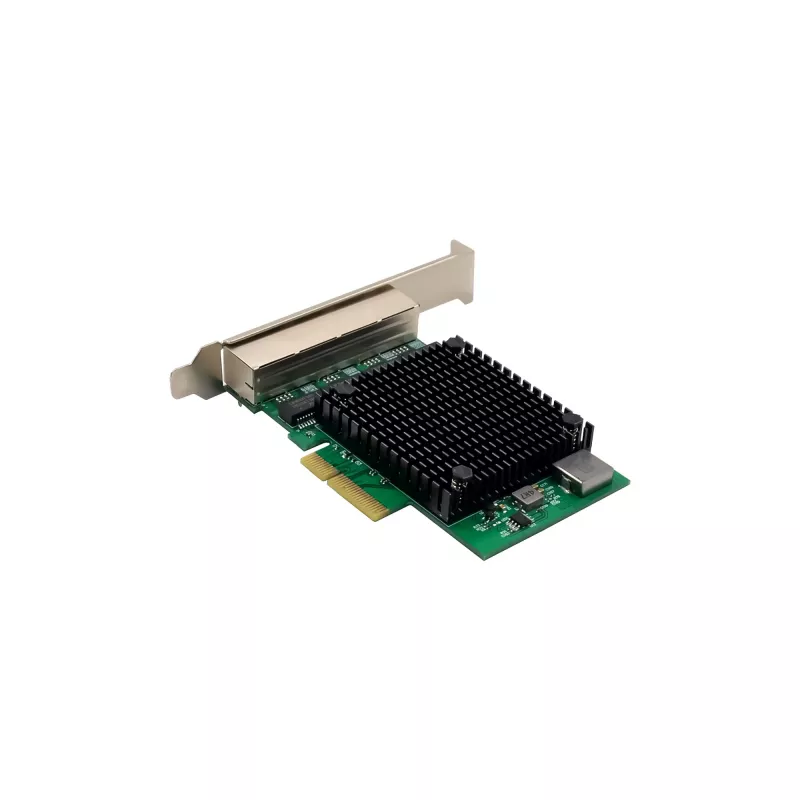 InLine scheda di rete Quad Gigabit, 4x RJ45 2,5 Gbit/s, PCIe x4, incl. staffa LP