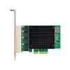 InLine scheda di rete Quad Gigabit, 4x RJ45 2,5 Gbit/s, PCIe x4, incl. staffa LP