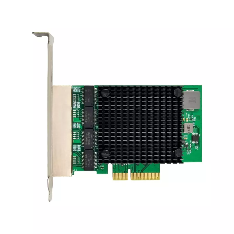 InLine scheda di rete Quad Gigabit, 4x RJ45 2,5 Gbit/s, PCIe x4, incl. staffa LP