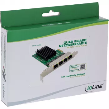 Scheda di rete Ethernet interna InLine 51127B 1000 Mbit/s PCI Express