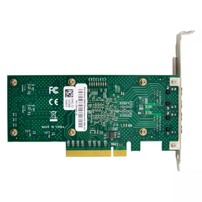 InLine scheda di rete Dual 10-Gigabit, 2x RJ45 10Gb/s, PCIe x8, incl. staffa LP