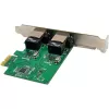 Scheda di rete InLine 51128K Dual Gigabit 2x RJ45 PCIe x1