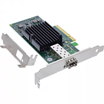 InLine scheda di rete 10 Gigabit, 1x SFP+, PCIe x8, incl. staffa low profile
