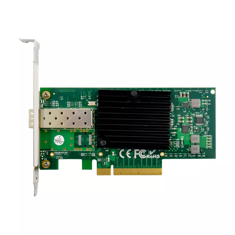 InLine scheda di rete 10 Gigabit, 1x SFP+, PCIe x8, incl. staffa low profile