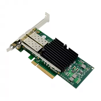 InLine scheda di rete Dual 10 Gigabit, 2x SFP+, PCIe x8, incl. staffa LP