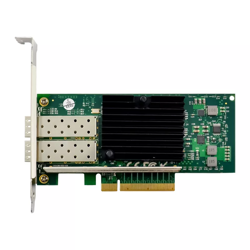 InLine scheda di rete Dual 10 Gigabit, 2x SFP+, PCIe x8, incl. staffa LP