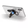 InLine supporto auto 3-in-1 per smartphone, stand, anello per dita, blu