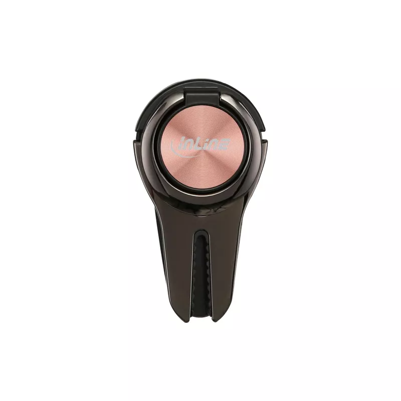 InLine supporto auto 3-in-1 per smartphone, stand, anello per dita, oro rosa