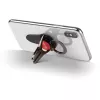 InLine supporto auto 3-in-1 per smartphone, stand, anello per dita, rosso