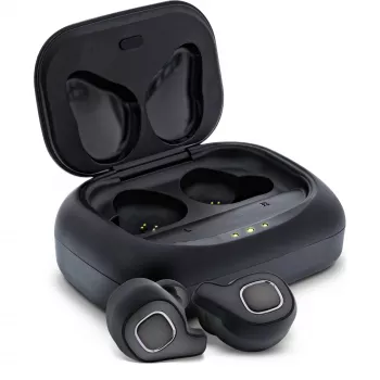 InLine PURE Air TWS, cuffie in-ear Bluetooth con custodia Qi e powerbank