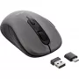 InLine mouse 3-in-1, Bluetooth + 2x 2,4 GHz, 5 tasti, ottico, grigio/nero
