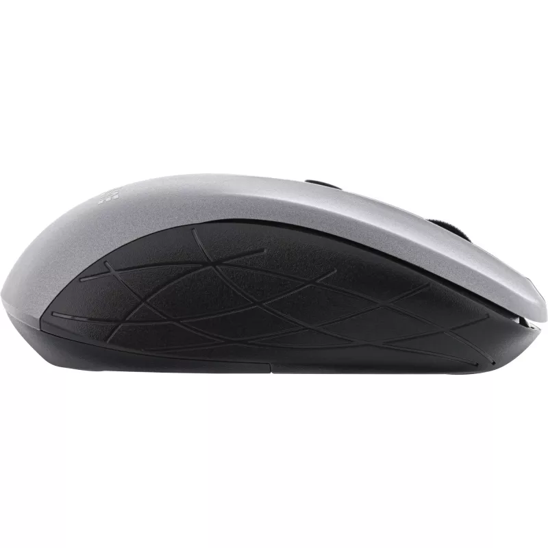 InLine mouse 3-in-1, Bluetooth + 2x 2,4 GHz, 5 tasti, ottico, grigio/nero