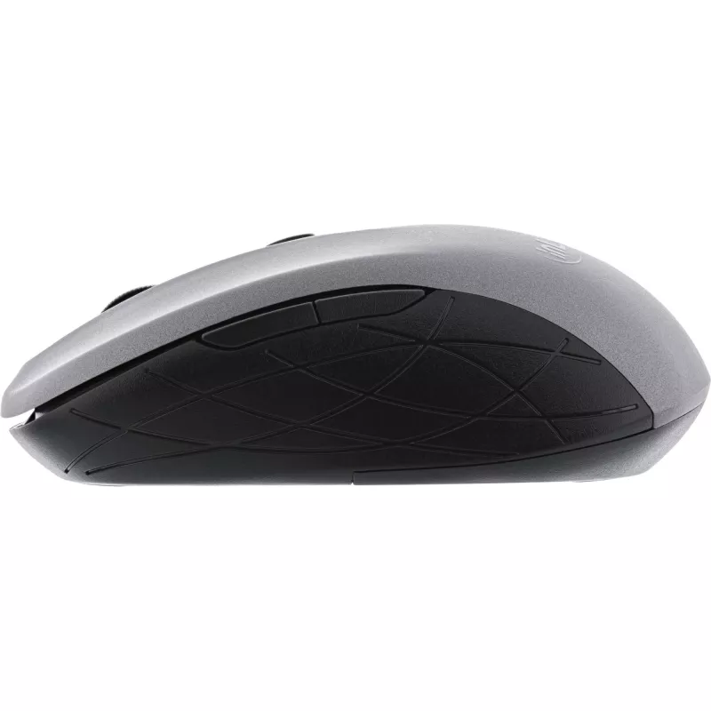 InLine mouse 3-in-1, Bluetooth + 2x 2,4 GHz, 5 tasti, ottico, grigio/nero