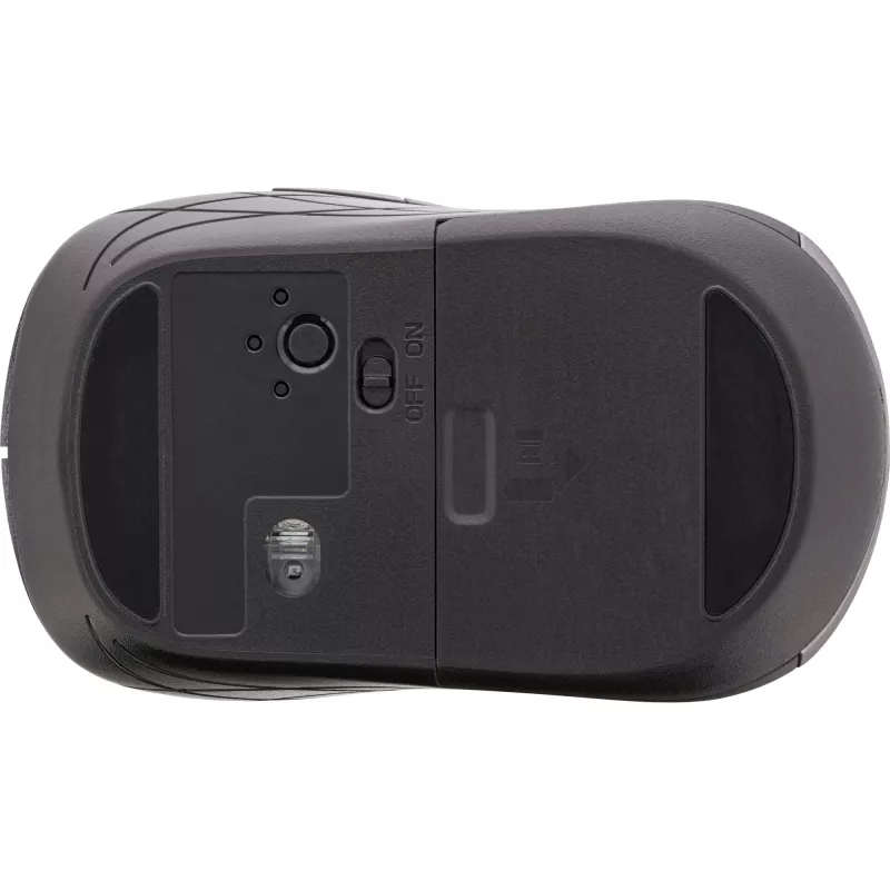 InLine mouse 3-in-1, Bluetooth + 2x 2,4 GHz, 5 tasti, ottico, grigio/nero