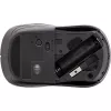 InLine mouse 3-in-1, Bluetooth + 2x 2,4 GHz, 5 tasti, ottico, grigio/nero