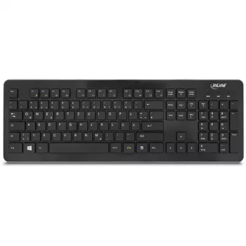 InLine Design Desktop-Set, USB 2,4 GHz, max. 1600 dpi, nero, TEDESCO