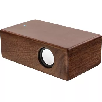 InLine woodbrick, altoparlante a induzione in vero case in legno