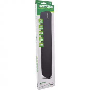 InLine poggiapolsi per tastiera L 440x95x18mm nero