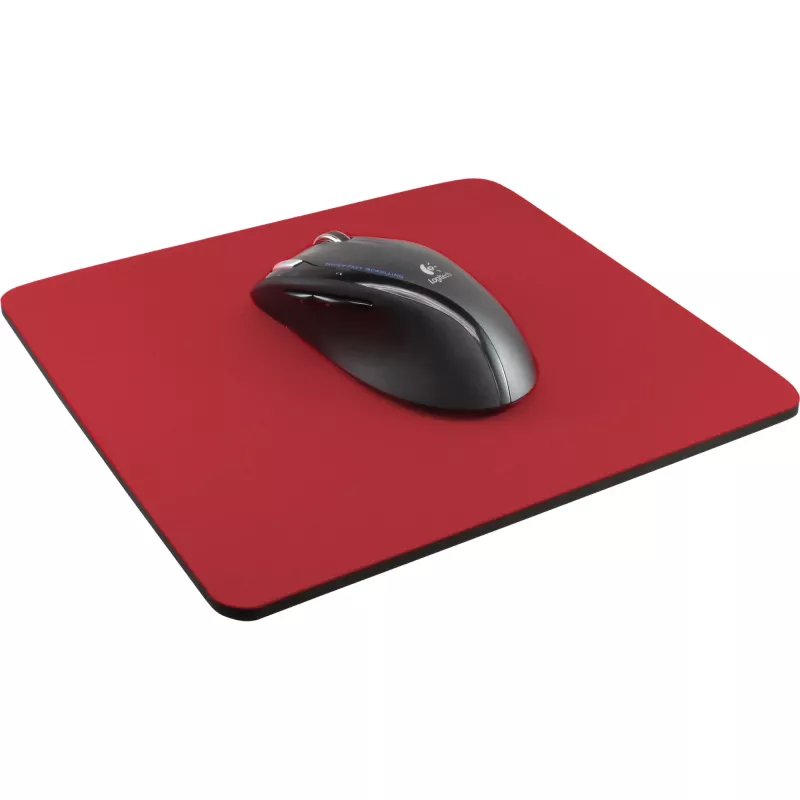 Tappetino mouse InLine 250x220x6mm rosso superficie in tessuto antiscivolo