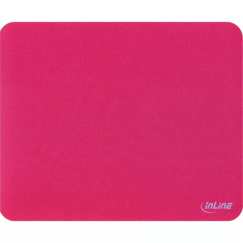 Tappetino mouse InLine 55456R laser ultraleggero rosso 220x180x0,4mm