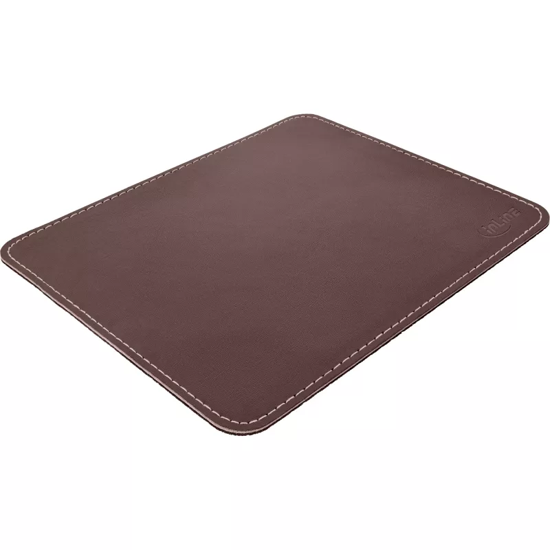 Tappetino mouse InLine Premium in pelle PU 255x220x3mm marrone