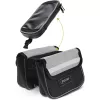 InLine sport borsa multifunzionale per bicicletta, nero
