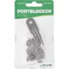 InLine RJ45-Portblocker, kit iniziale con 10 blocchi e chiave, nero
