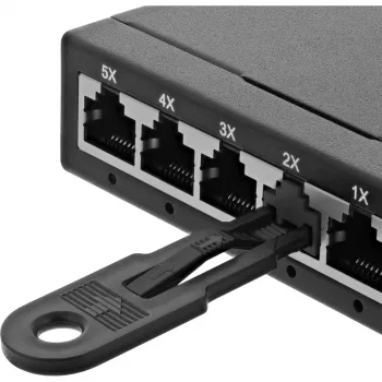 InLine RJ45-Portblocker, confezione da 20 ricambi, nero