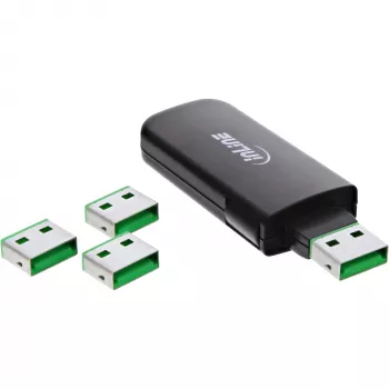 InLine USB-Portblocker, blocco a 4 porte