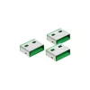 InLine confezione da 20 ricambi per USB-Portblocker verde 55723N