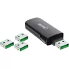 InLine confezione da 20 ricambi per USB-Portblocker verde 55723N