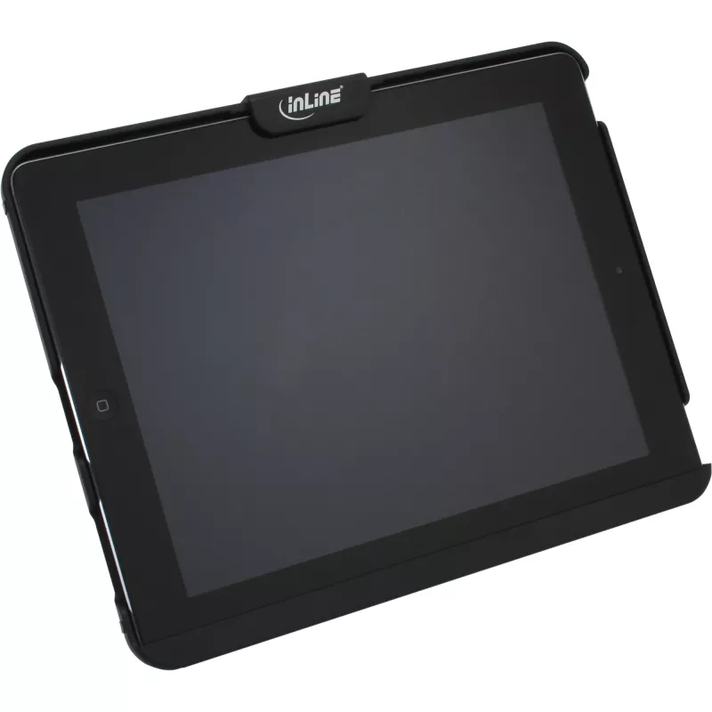 InLine supporto custodia di sicurezza per iPad con lucchetto di sicurezza e chiave 2 m