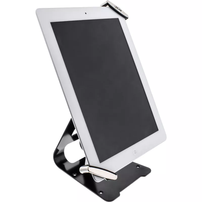 InLine supporto di bloccaggio universale per tablet da 7 pollici–10,1 pollici con lucchetto a chiave 1,5 m