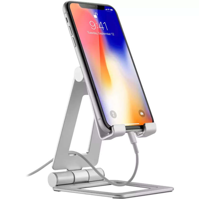 Supporto universale per smartphone/tablet InLine 55729A per dispositivi fino a 10 pollici, morsetto regolabile, per scrivania/montaggio