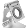 Supporto InLine in alluminio per Apple Watch argento